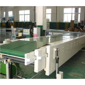 telescopic conveyor for uploading and downloading